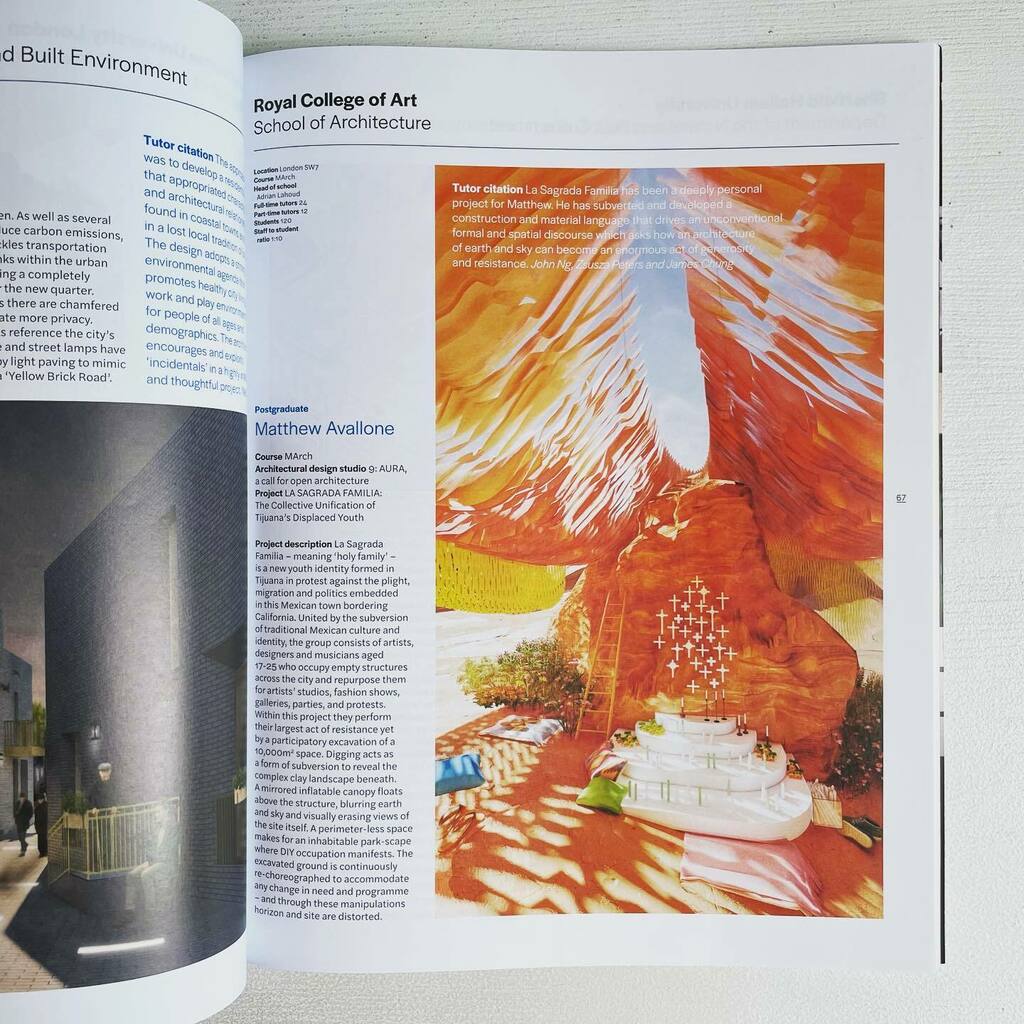 hello_elsewhere's tweet image. La Sagrada Familia, @mavallone project nominated for this year’s AJ Student Prize. See it in this month’s issue of @architectsjournal. Incredibly humbled that the hark work of our students have been nominated two years in a roll, along with @_shawn_adams… instagr.am/p/CSW0ZefMKo7/