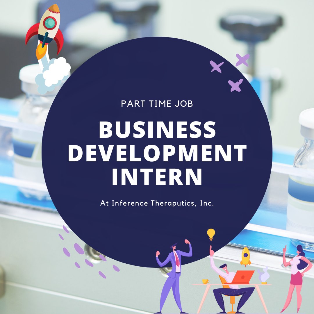 Want to work with a pharmaceutical start-up? Intern with Inference Theraputics, Inc. Visit the Student Link to learn more!
