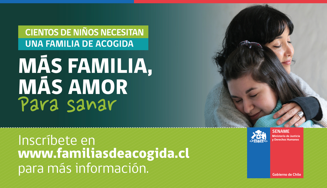 SenameLosLagos's tweet photo. ➡️Las familias de acogida son una oportunidad para dar protección a niños y niñas entre 0 y 17 años, mientras se restablece su derecho a vivir en una familia definitiva.  

➡️Ingresa a https://t.co/3YFckEjFCs para más información.  

#MásFamiliaMásAmor para sanar 💗 https://t.co/6fd9urJn9R
