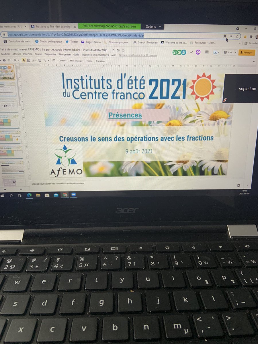 TomIdrine's tweet photo. Un petit atelier aujourd'hui avec le #CFORP pour parler de l'apprentissage des mathématiques au niveau Intermédiaire. #LesFractions #AFEMO https://t.co/qWFVoGRT4H