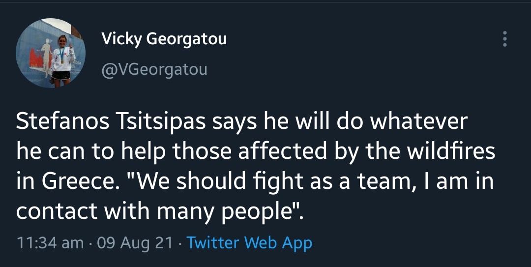 H Tsitsipas Etiketa Sto Twitter