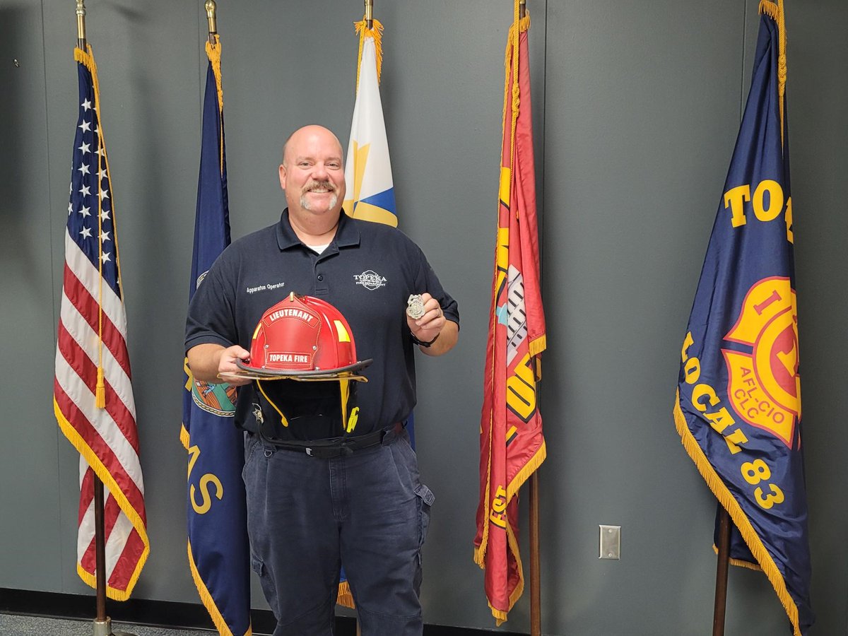 Congratulations to TFD Apparatus Operator Casey Simpson. Recently promoted to Lieutenant.