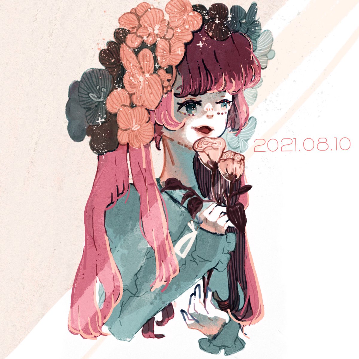 花 冠 イラスト Illustration Htt さねのイラスト