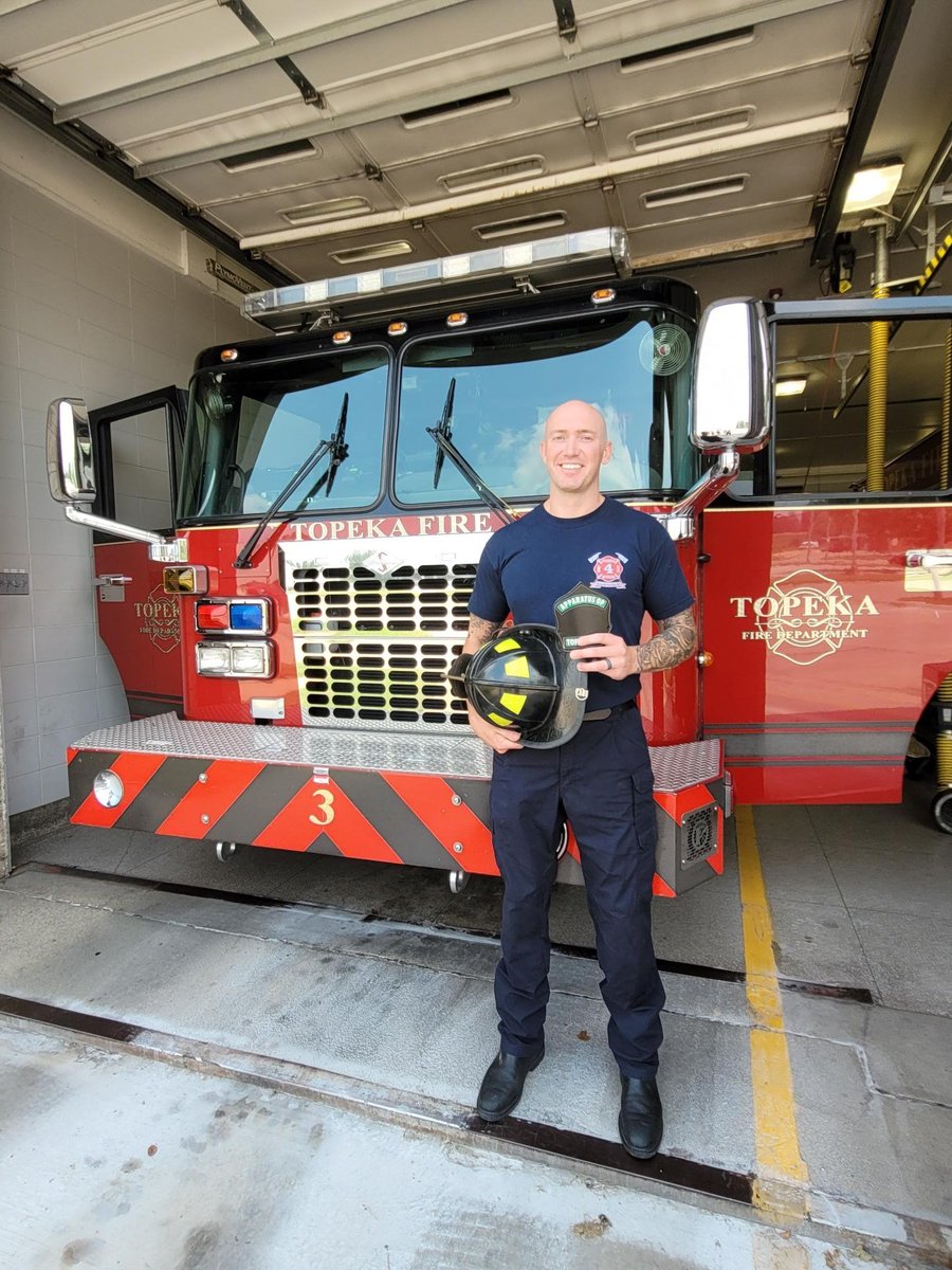 Congratulations to TFD Firefighter Austin Phillips.  Recently promoted to Apparatus Operator.