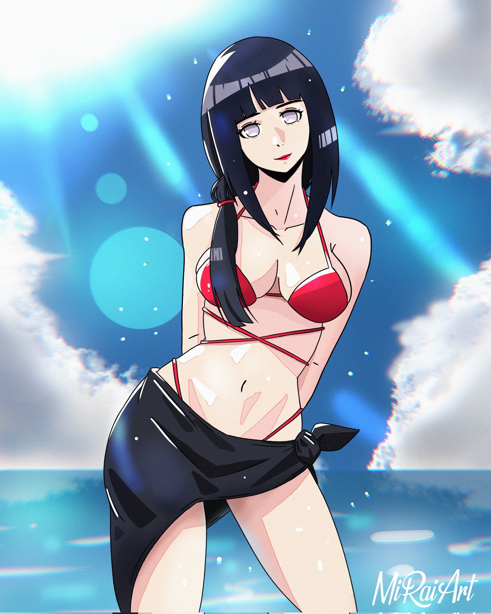 MiraiArt on X: Summer Vibe #NARUTO #hinata #anime #digitalpainting  t.coCp3KrNJkCr  X