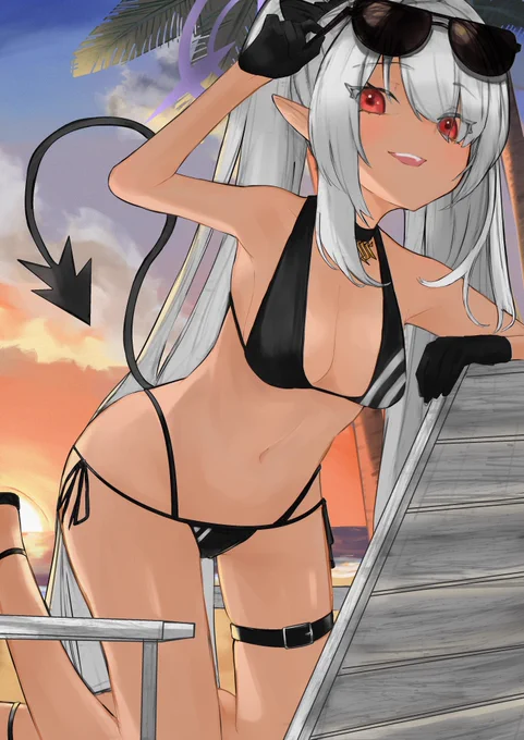 イオリ(水着)
#ブルーアーカイブ/#ブルアカ 