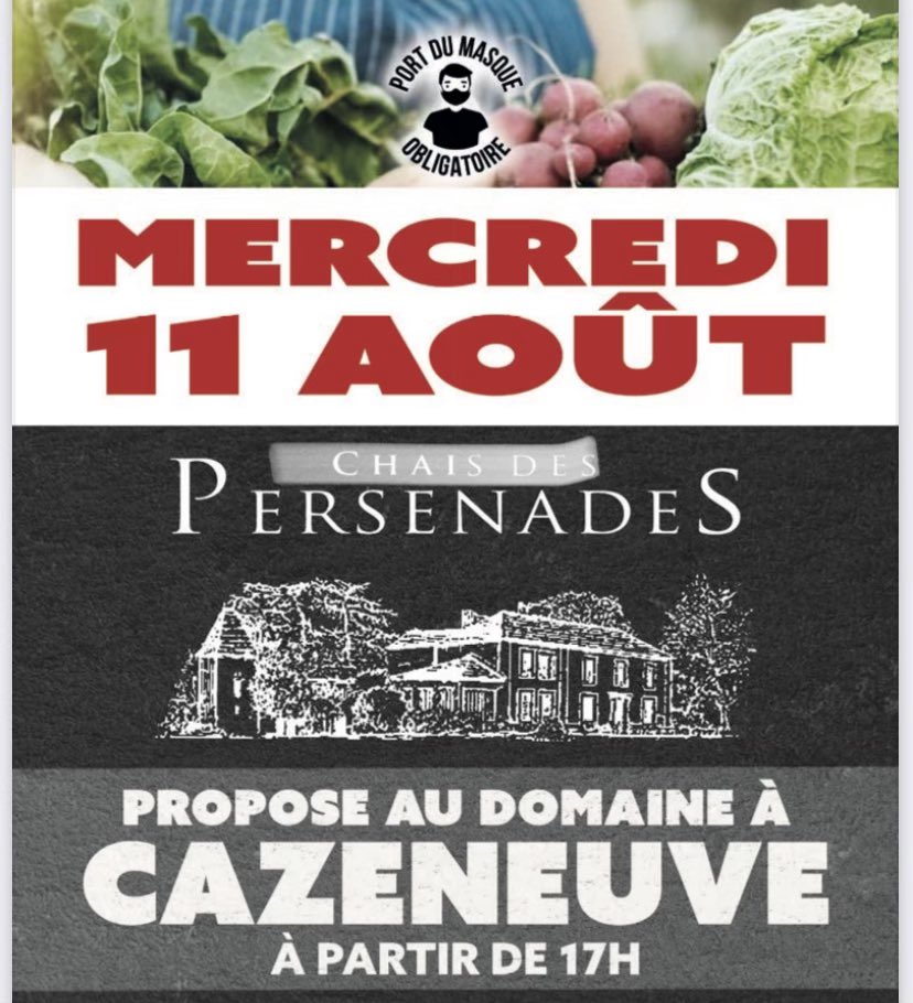 ArmagnacNews's tweet photo. Rendez-vous mercredi au #domainedespersenades pour un instant théâtre, produits régionaux et #armagnac. 
#gers #occitanie #landes #gourmandise #spirit #cocktail #bartender #mxoligy #ete #fete #oenotourisme #cotesdegascogne #flocdegascogne https://t.co/RLCjXXBST9