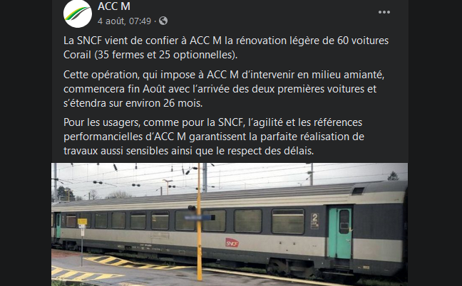 👍#SNCF <a href="/Intercites/">Intercités</a> rénove6⃣0⃣voitures #Corail🚃 pour créer de nouvelles lignes👏!
👉Les #rames_tractées sont l'avenir + le confort pour les #longues_distances !
👉Que font les <a href="/Regionsdefrance/">Régions de France</a>🇫🇷en supprimant leur parc !? 
👉Gardons le parc pour↗augmenter le trafic #TER long !
