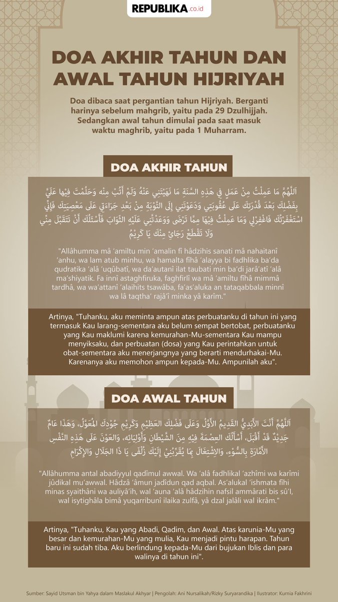 racestardust's tweet photo. A reminder untuk yang muslim karena besok 10 Agustus bertepatan dengan Tahun Baru Islam 1 Muharram 1443 H, jangan lupa baca doa akhir tahun setelah ashar dan awal tahun setelah maghrib. Semoga di tahun yang baru ini akan datang banyak kebaikan untuk kita semua. https://t.co/WvlW8JdoHg