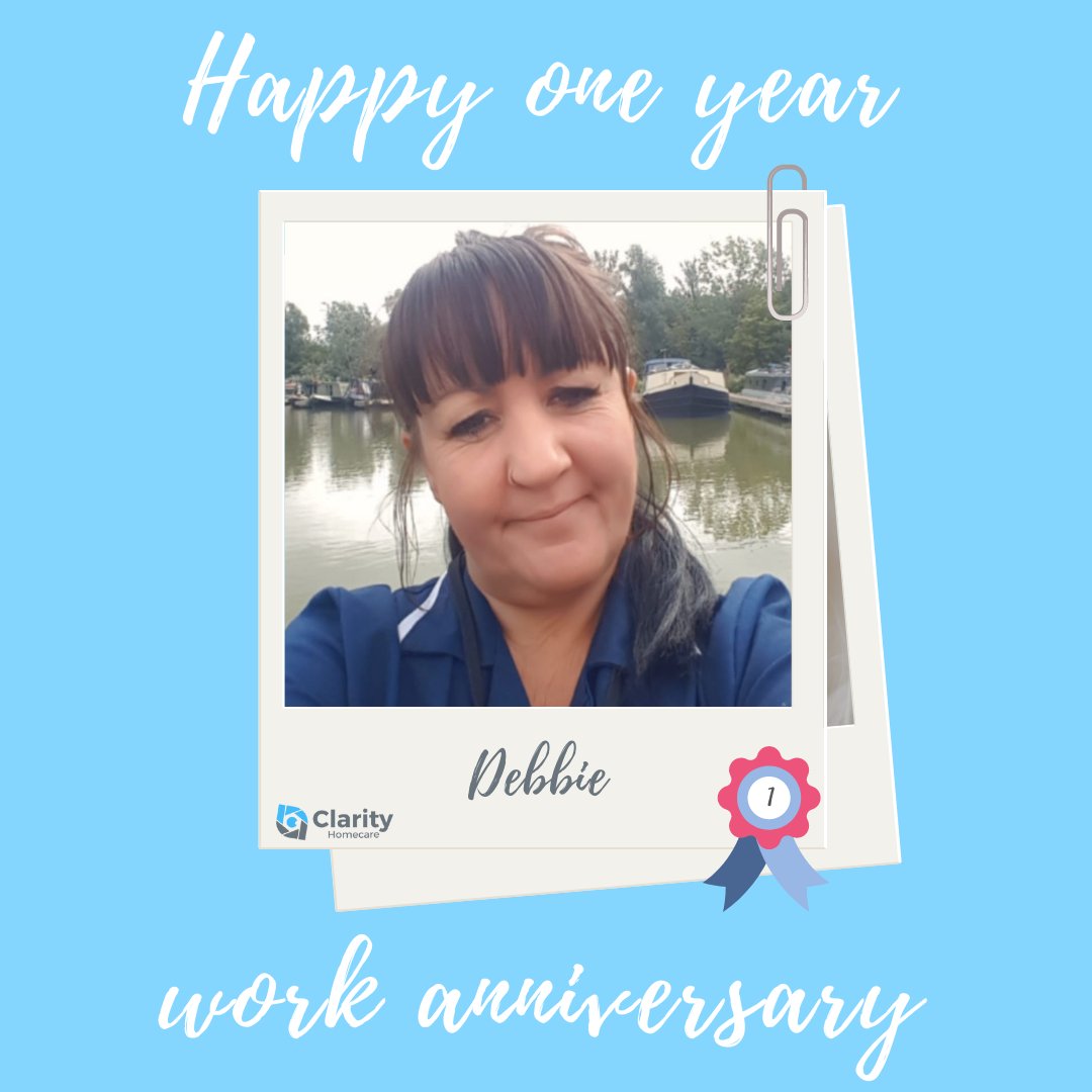 Happy one year anniversary to our lovely Care Assistant Debbie! ⭐
Debbie is a brilliant member of our care team, and goes above and beyond for every one of her care recipients. We can't thank you enough 💙
