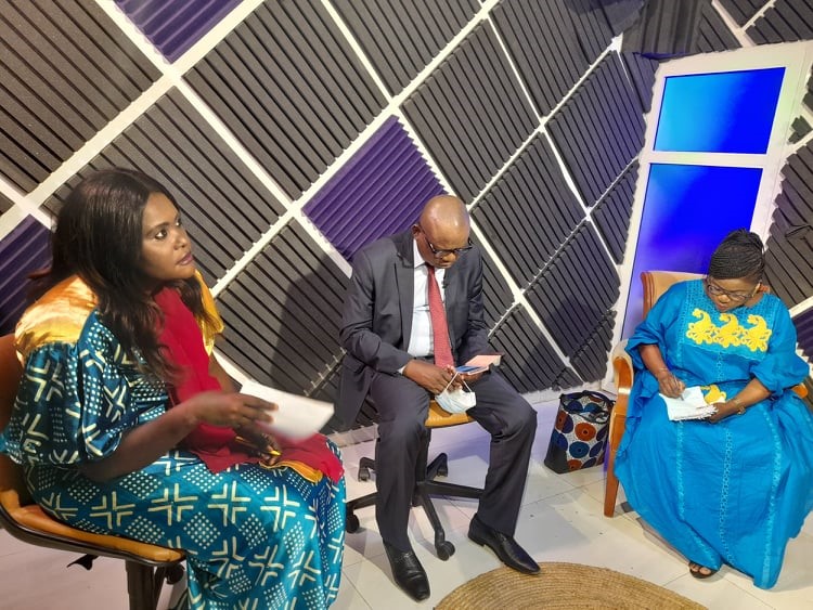 At LABEL TV's Headquater in Dakar, Senegal during the preparation of #TheDebate organized by the
Pan-African Network of Journalists against Covid-19, coordinated by the African Union of Broadcasting
Debate to be broadcast on Télé Congo &amp; Label TV.
#StopCOVID19JP 
🥰📺🎥📷🖥️📻🎙️