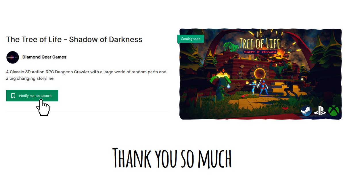 Diamond_G_Games's tweet photo. hello and have a nice day @ all 😀

We need your support for our massive random RPG and we would be very happy if you leave a subscription on our kickstarter page😊

Thank you 👍

https://t.co/7ajRFbKAwd

#madewithunity #unity #gamedev #indiedev #indiegames #IndieGameDev #lowpoly https://t.co/uST2EFGYy5