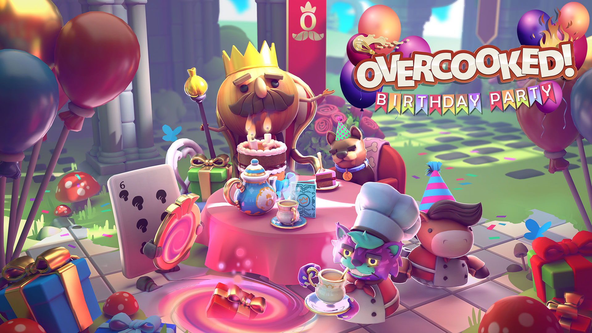 Team17 on Twitter: "Grab your pals, it's time to spill the tea! ☕ The  Birthday Party Update is available now for Overcooked! All You Can Eat on  Xbox One and Xbox Series