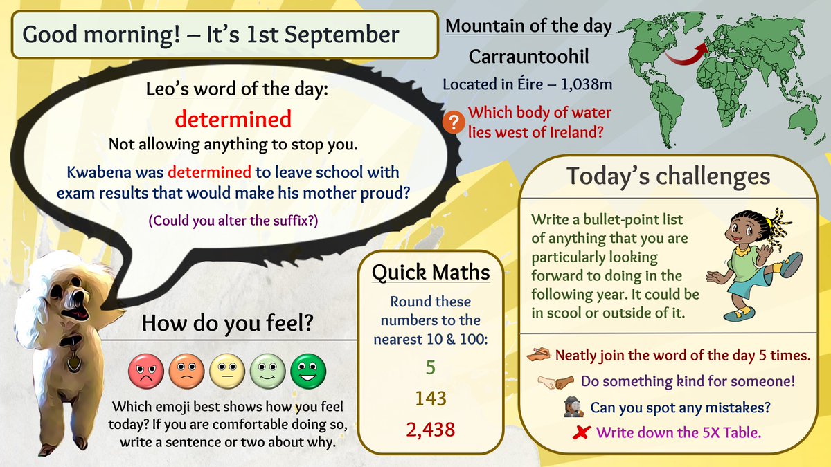 TheStudentLeads's tweet photo. Proud moment 🤩 After dedicating HUGE amounts of time to https://t.co/L4v9mIKCIq over the past 3 years, there are finally two complete calendars. One offering a daily set of challenges for 7-9yr olds and one for 9-11yr olds. Come &amp; check it out for yourself, primary teachers! 😍 https://t.co/CMLiGcd4tb