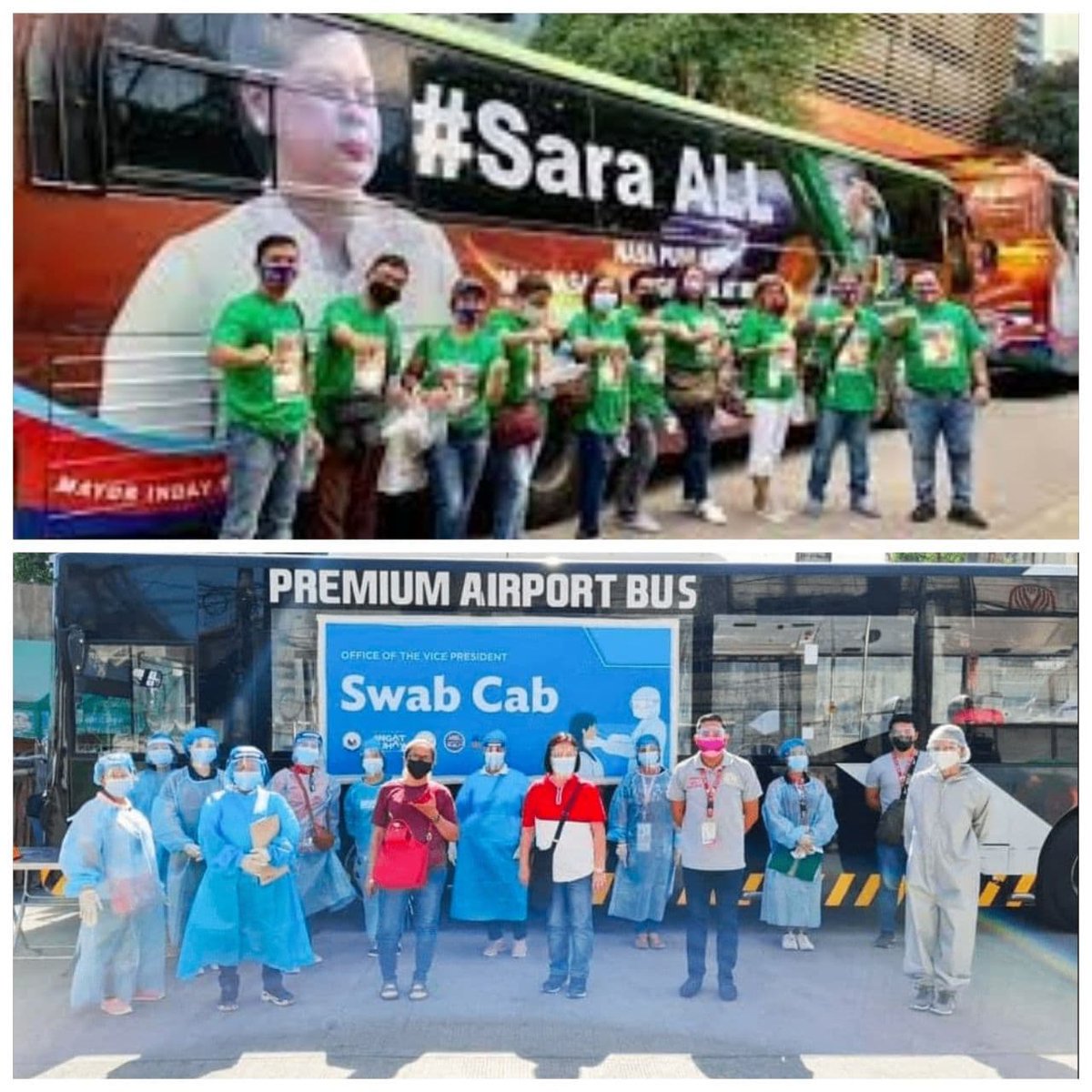 SaltAndReality's tweet photo. Sa Bus ng Nagsasamantala o sa Bus ng Pag-asa. Kaninong bus ka?
#SaraOportunista #DapatSiLeni #LetLeniLead https://t.co/SJZIjGmSH6