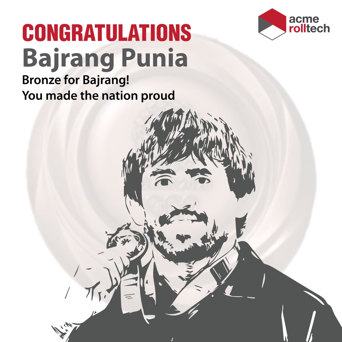 AniloxIndia's tweet photo. Bronze for Bajrang! You made the nation proud with your splendid performance.
#Cheer4India
#tokyo2021 #olympics #India #sports #games #acme #acmerolltech #offset #corrigated #corrugation #labelprinting #labels #narrowweb #wideformatprinting #offsetprinting #coatingindustry https://t.co/tMd351P9VX