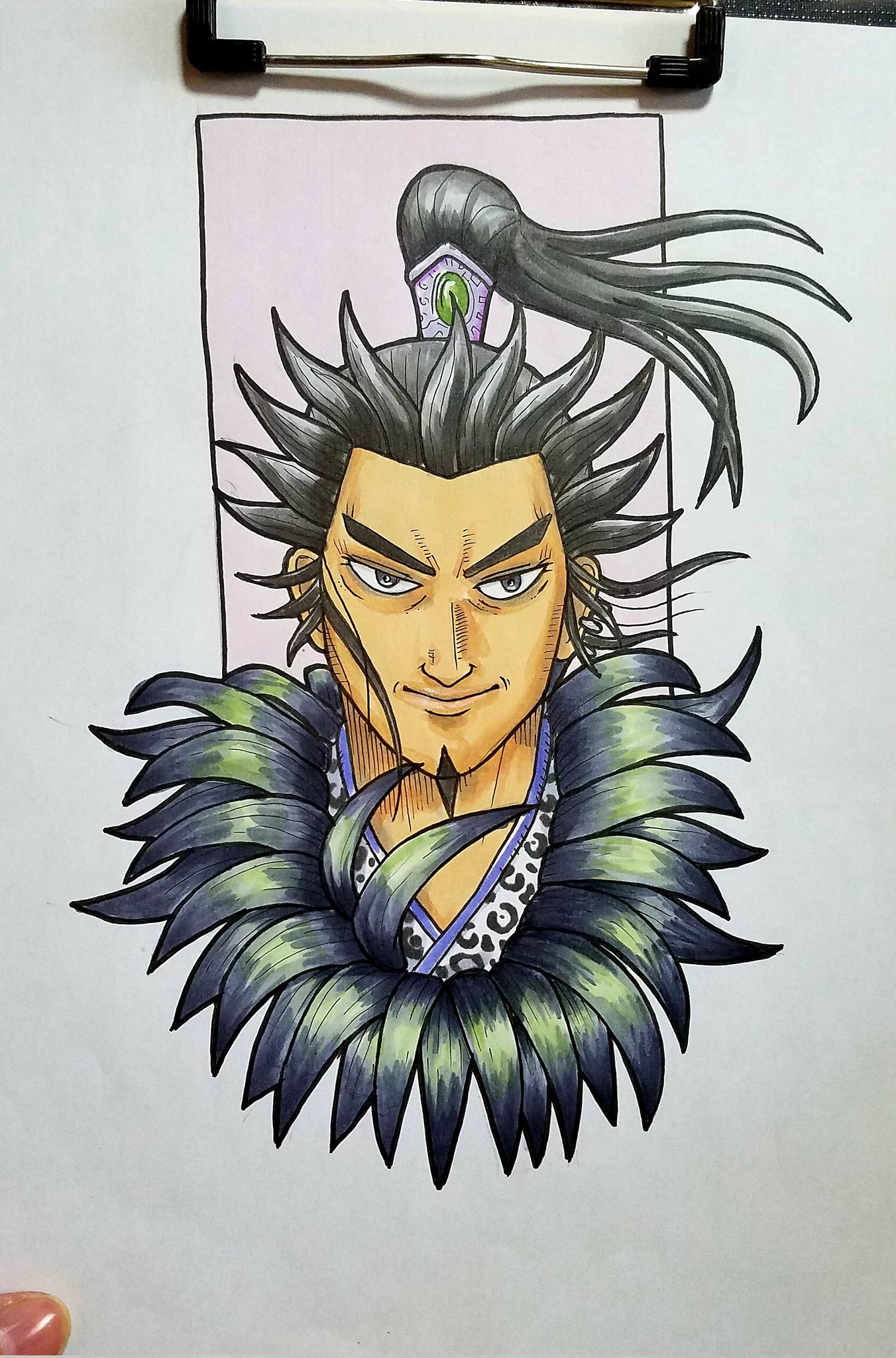 Twitter 上的 しも図工 キングダム落書き 桓騎も カッコイイよな キングダム 桓騎 イラスト好きな人と繋がりたい 絵描きさんと繋がりたい Illust Illustration Art コピック 手描きイラスト イラスト アナログイラスト コピックイラスト Copic Copicart