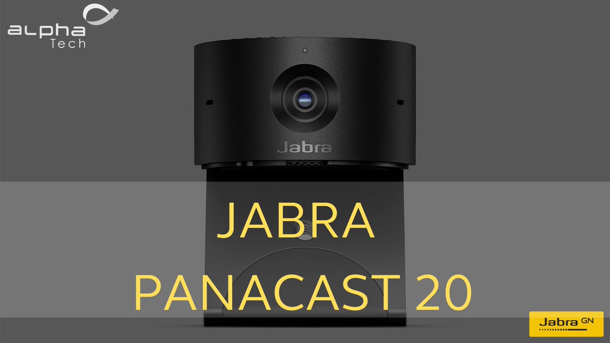 AlphatechAE's tweet photo. The wait is finally over!
Introducing the Next Generation Video collaboration solution #JabraPanaCast20 designed for #hybridworking
Engineered with AI-enabled personal video conferencing with 4K Ultra-HD picture quality.
#Jabra #Alphatechae #Videocoferencing #AI https://t.co/Qw7Xxw2bCJ