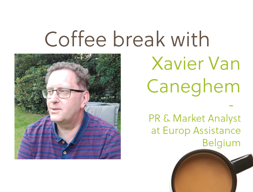 We had the pleasure to exchange with Xavier Van Caneghem, PR &amp; Market Analyst at Europ Assistance Belgium, for our third "coffee break with". Curious to discover more about the company and his work? Read this very inspiring interview via lnkd.in/ge2D4Qnn #PublicRelations