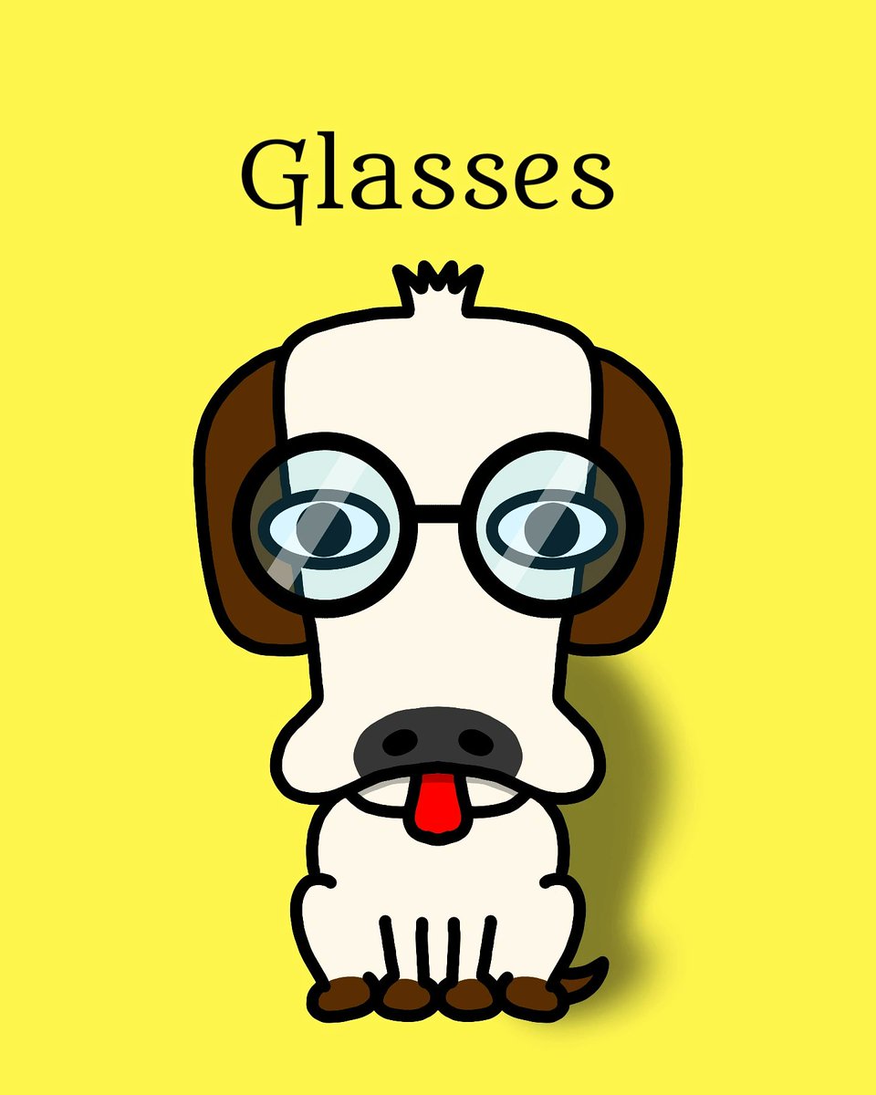 メガネ犬