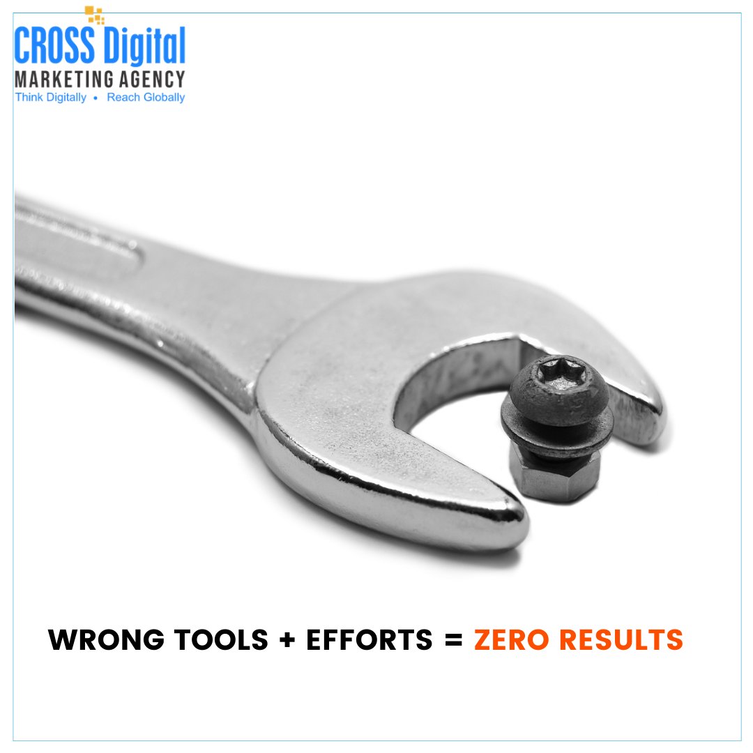 Cross_DMA's tweet photo. Efforts with wrong tools always nullifies the result.
📲 Call- 781.454.5760
📩digital@crossdma.com 
💻 https://t.co/QtMvNCax1z 
#crossdma #crossdigital #crossdigitalmarketingagency #digitalmarketingagency #socialmediamarketing #socialmedia #websitedesign #searchengine https://t.co/UGhABcvCAa