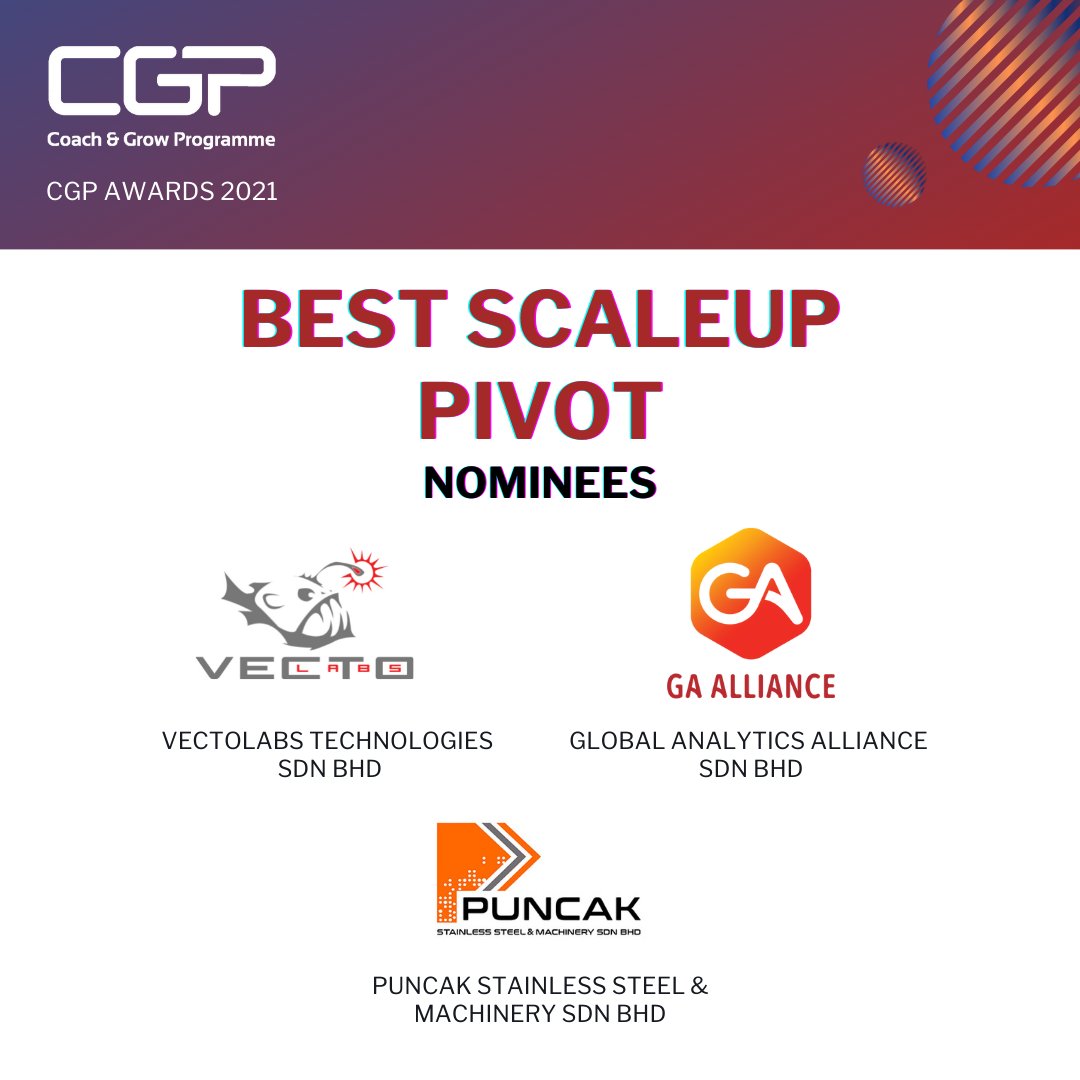 ProficeoBuzz's tweet photo. There are 8 awards to be given on the CGP5 Graduation Day, and today we will begin the announcement of the nominees starting with the first 2 categories! They are:
1. Best Startup Pivot
2. Best Scaleup Pivot
#Cradle #Proficeo #IamCGP5 #RoadToCGP5Graduation https://t.co/FGq7sqJVH3
