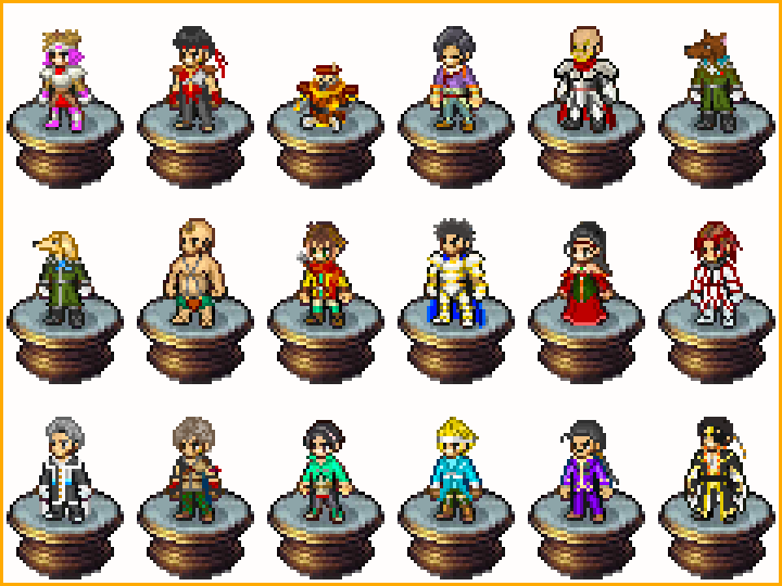 フロライト 18人追加です 合計70人になりました キャラの見分けつくかな 当初宿星キャラのみ書く予定でしたが 幻水総選挙21 見て人気キャラも抑えようと思いました 1日2人位のペースで8月中に100人いけばいいかな は衣装に細かい書き込み多くて