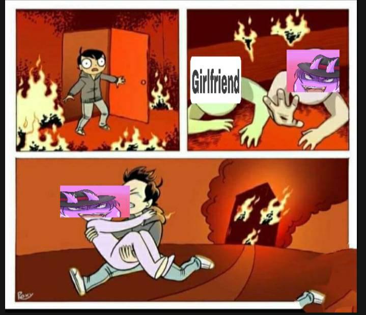 MaLinarondovio's tweet photo. @axieboss 
#AxieScholarshipMemeContest 
#TheAxieMafiaGang
#AxieInfinity   
It is a right choice to save AxieBoss than to save your cheater girlfriend🤣🤣🤣 https://t.co/uCUYaovJpk