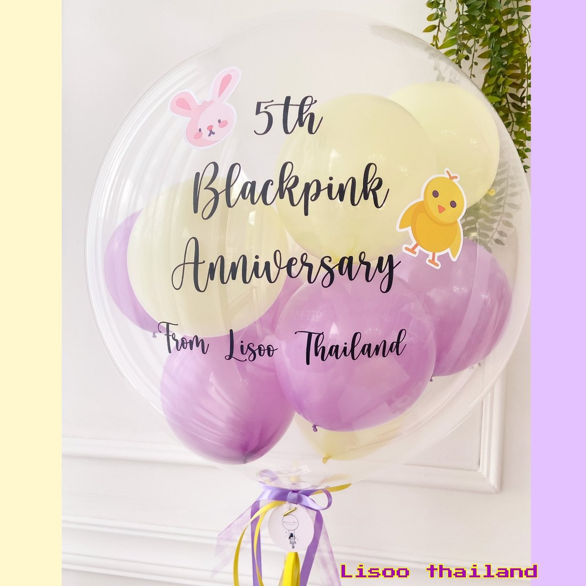 🐰🐥LISOO THAILAND💜💛 #ลิซูแฟนกันค่ะ tweet media