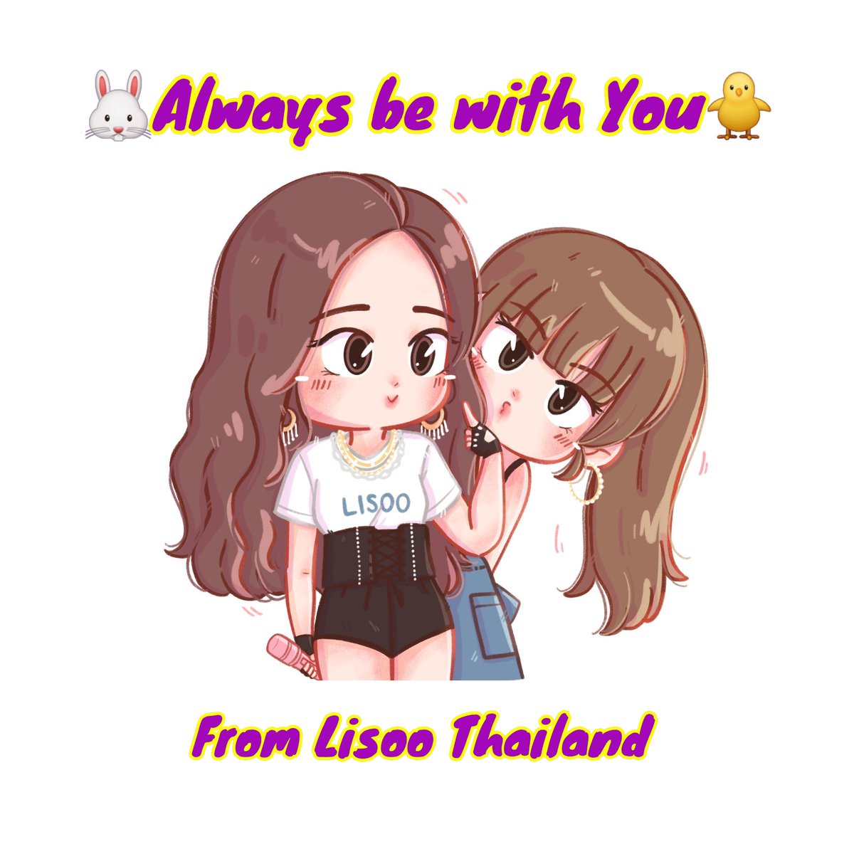 🐰🐥LISOO THAILAND💜💛 #ลิซูแฟนกันค่ะ tweet media