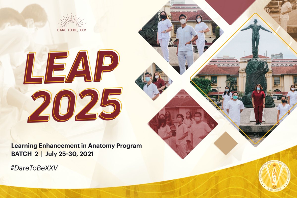 With LU4 becoming imminent, the journey of this new batch of doctors-in-training continues. Surely, 2025 will storm on, and we will relentlessly #DareToBeXXV. 🔥

✨ Check out our Facebook post here: facebook.com/21127558988018…

#LEAP2025