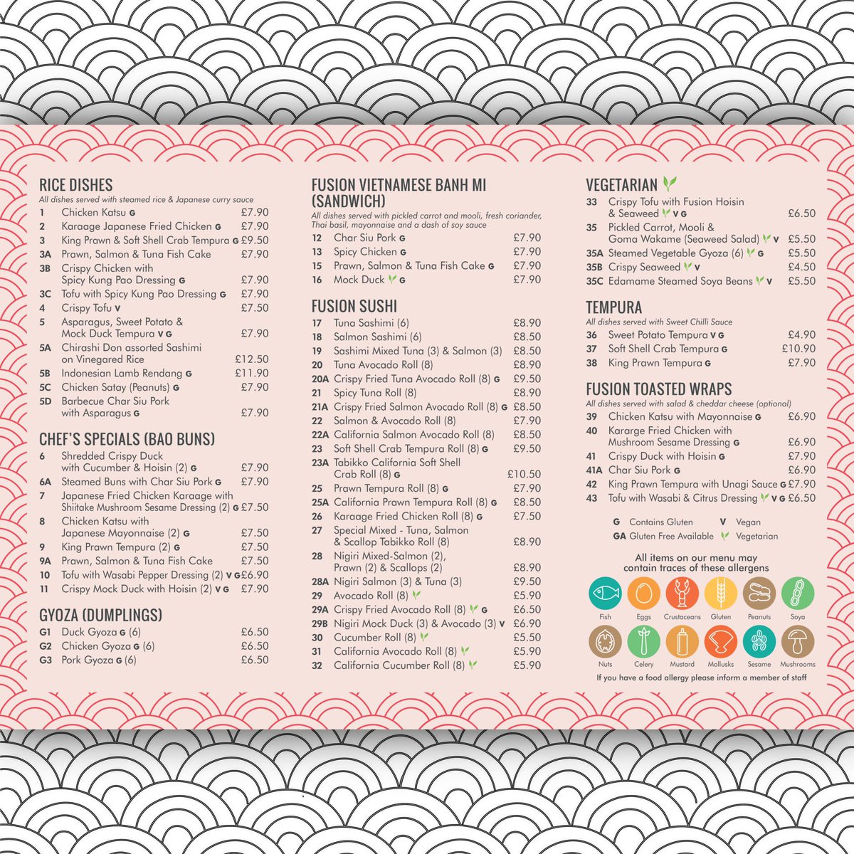 🍣 Our August 2021 menu is now available! 🍤 #sushi #winchesterfood