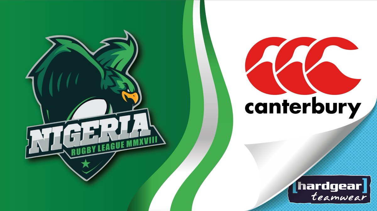 HardgearTW's tweet photo. Announcing multi-year @NigeriaRL contract with
@canterburyNZ | @HardgearTW ...Designed by @UgoMozie 
#feeltheheat #CommittedToTheGame
https://t.co/KAUpnXcfB9
@EuroRugbyLeague https://t.co/yBZgFppkZe