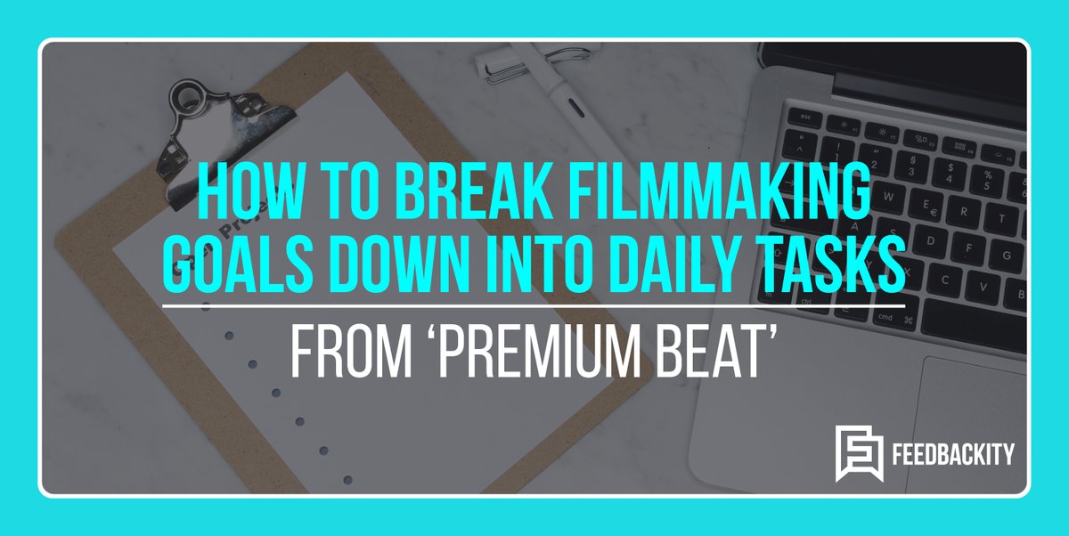feedbackity's tweet photo. For all filmmakers, starting a new project can be a very complicated prospect... 😟

Breaking things down into chunks is one of the best ways to get the ball rolling! ☑️

Have a look at this for some tips on how to break down your filmmaking goals. ⬇️

https://t.co/pAXAHVQt33 https://t.co/F4CdWfkwt3
