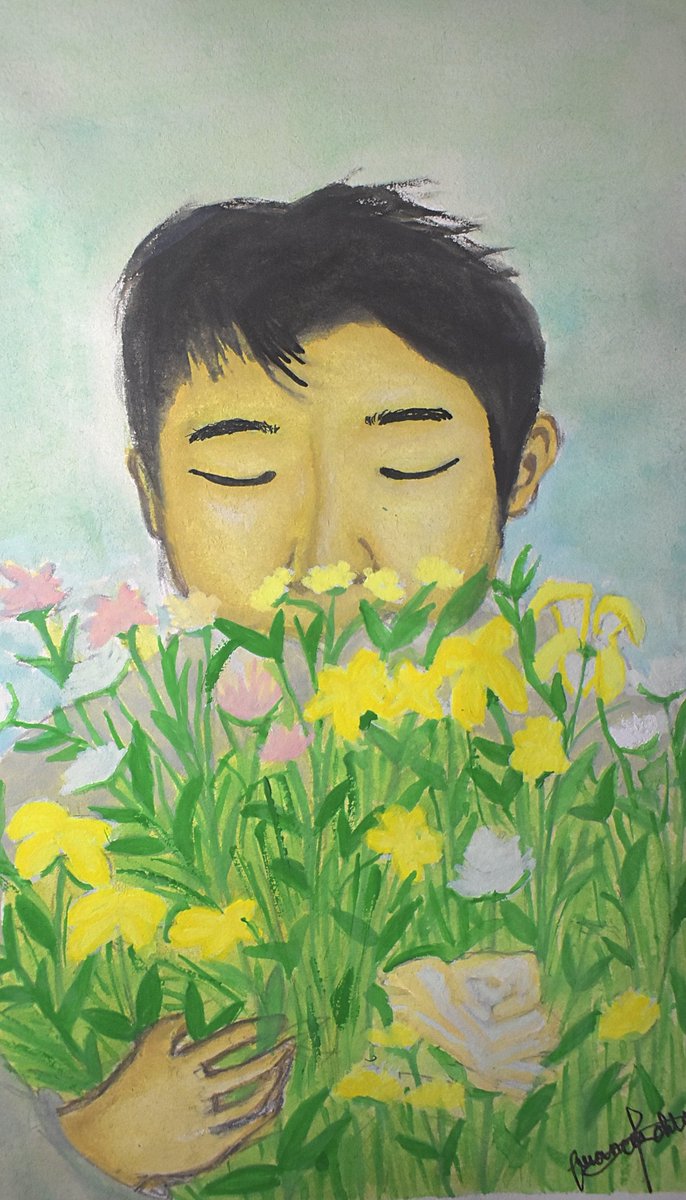 dohyunsgaeul's tweet photo. 💌#KYUNGSOO "EMPATHY" inspired gouache painting!
______
#SineQuaNonPh
#SQN_MiniContest
#SQN_ArtsEdition
@SQN_kalat
@SineQuaNonn_ph https://t.co/iHKQBolQ1S