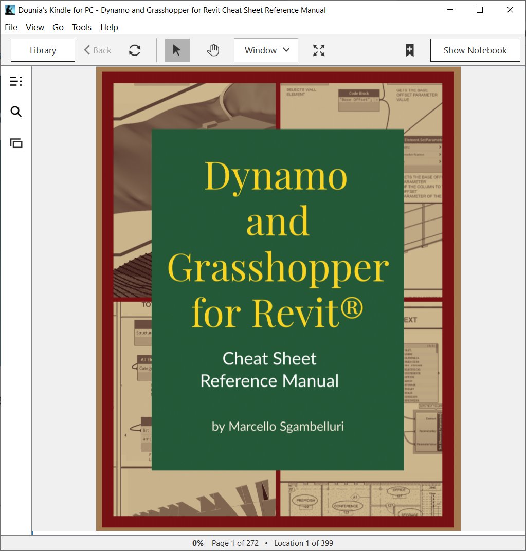 douniamarch's tweet image. Finally have the time to dig into this 👇#BetterLateThanNever #VisualProgramming #Book #Grasshopper #Dynamo #Revit