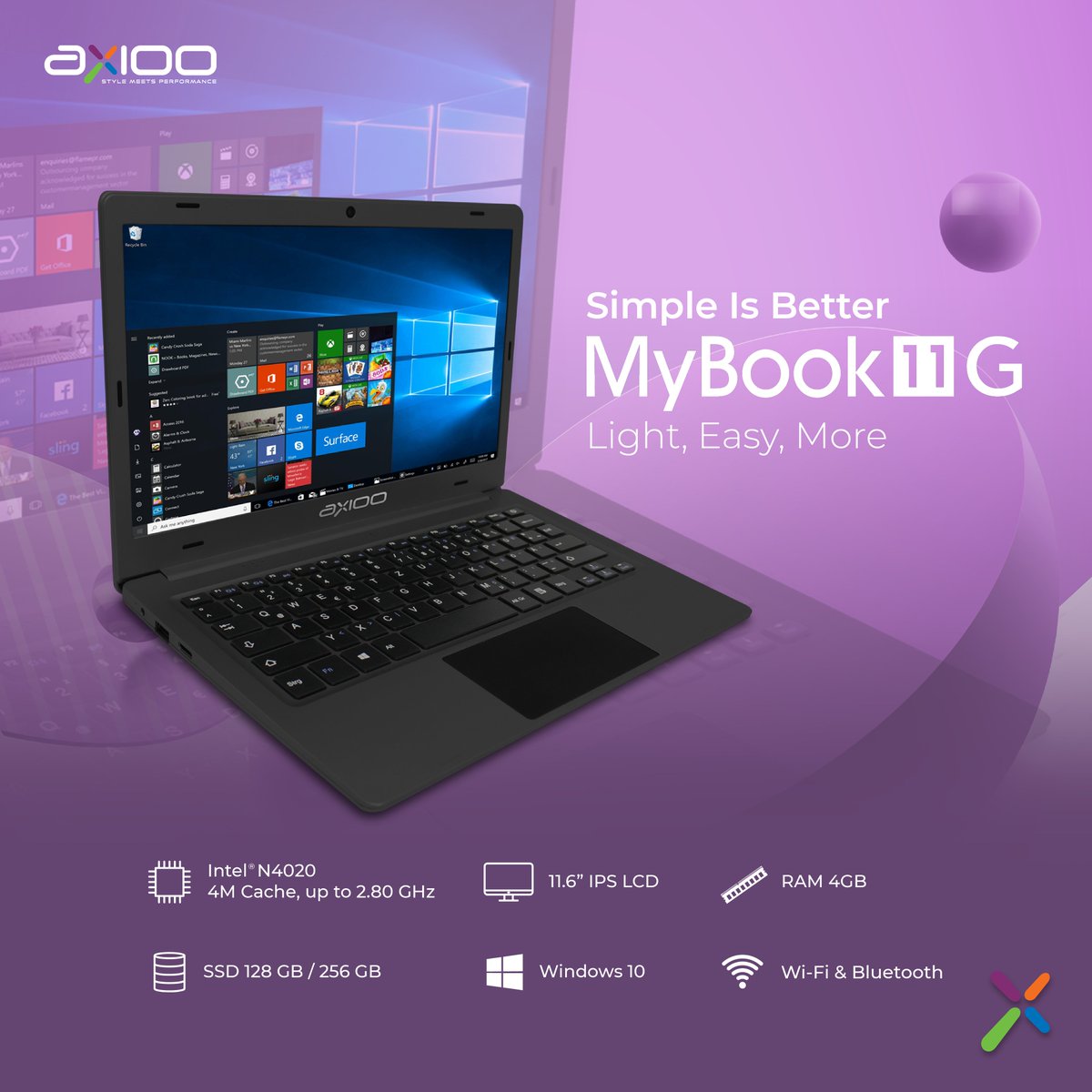 axioo_id's tweet image. MinXi suka banget MyBook 11G. Temukan di Store Outlets terdekat dan Marketplace kesayanganmu.

Axioo “Style Meets Performance”
__
#Axioo #axiooindonesia #stylemeetsperformance #SimpleIsBetter #MyBook #MyBook11G #IPSLCD #RAM4GB #SSD #Intel #WiFi #Bluetooth #Light #Easy #More