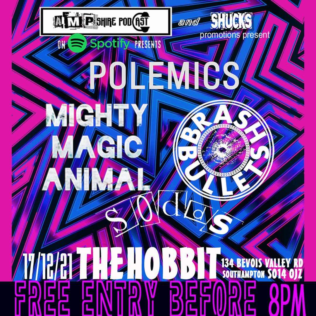 Love a Xmas gig! The Hobbit will play host to a grunge/punk/general-all-round-good-time-bands on 17/12/21! Presented by Ampshire Podcast - interviews with Hampshire's bands - available on Spotify! 

#livemusic #newmusic #hobbit #punk #grunge #alternative #gig #Xmas #Christmas