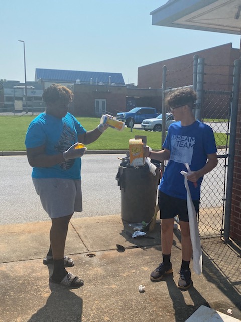 LandingSoftball's tweet photo. Work day in full swing! Our field is ready for game day!! #teacherlife #EagleStrong #Eon3Fon6 https://t.co/B5GfUDdmXe