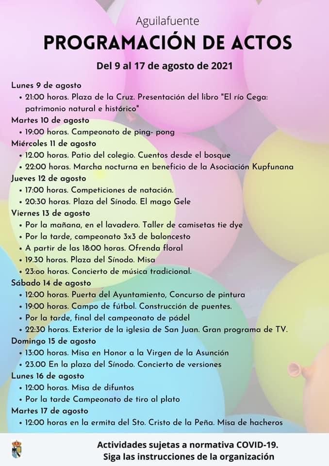 AguilafuenteFS's tweet photo. #programafiestas #Aguilafuente https://t.co/Ok3m4keI57