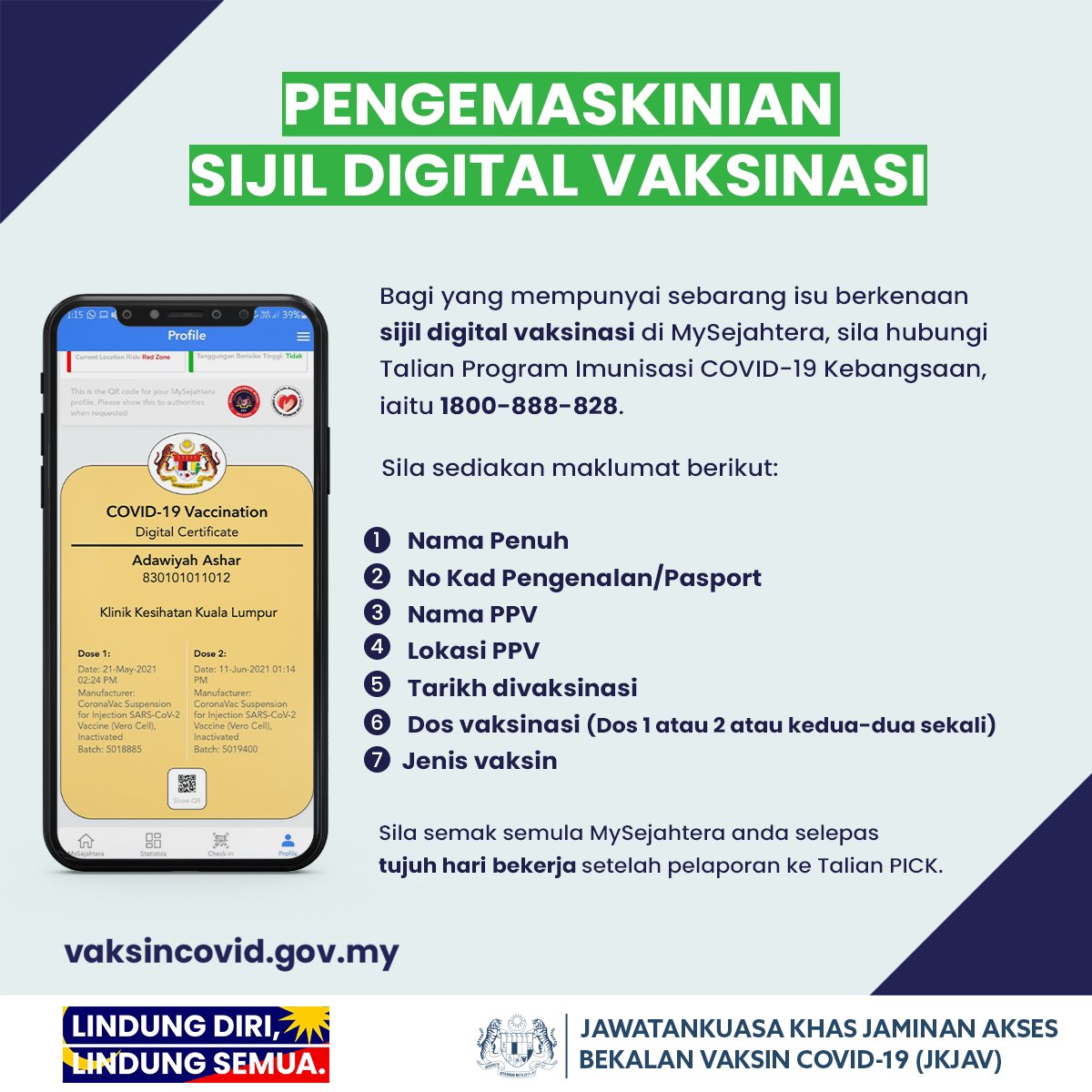 Vaccination digital certificate malaysia