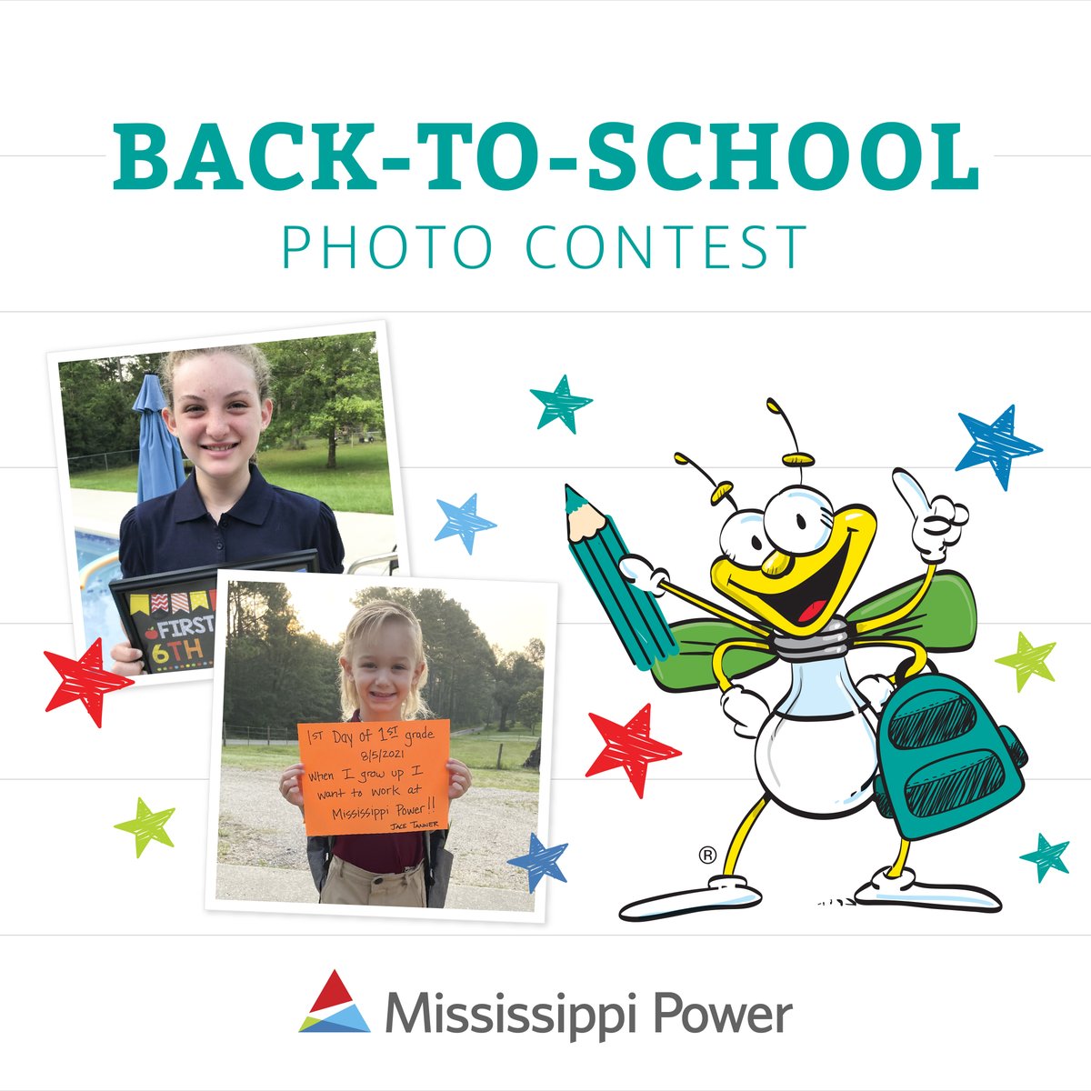 Louie loves back to school time and we are celebrating with a Back-to-School Photo Contest!!!
We invite you to share your back-to-school photos on our Facebook page under our Back-to-School photo contest post to win a cool prize.