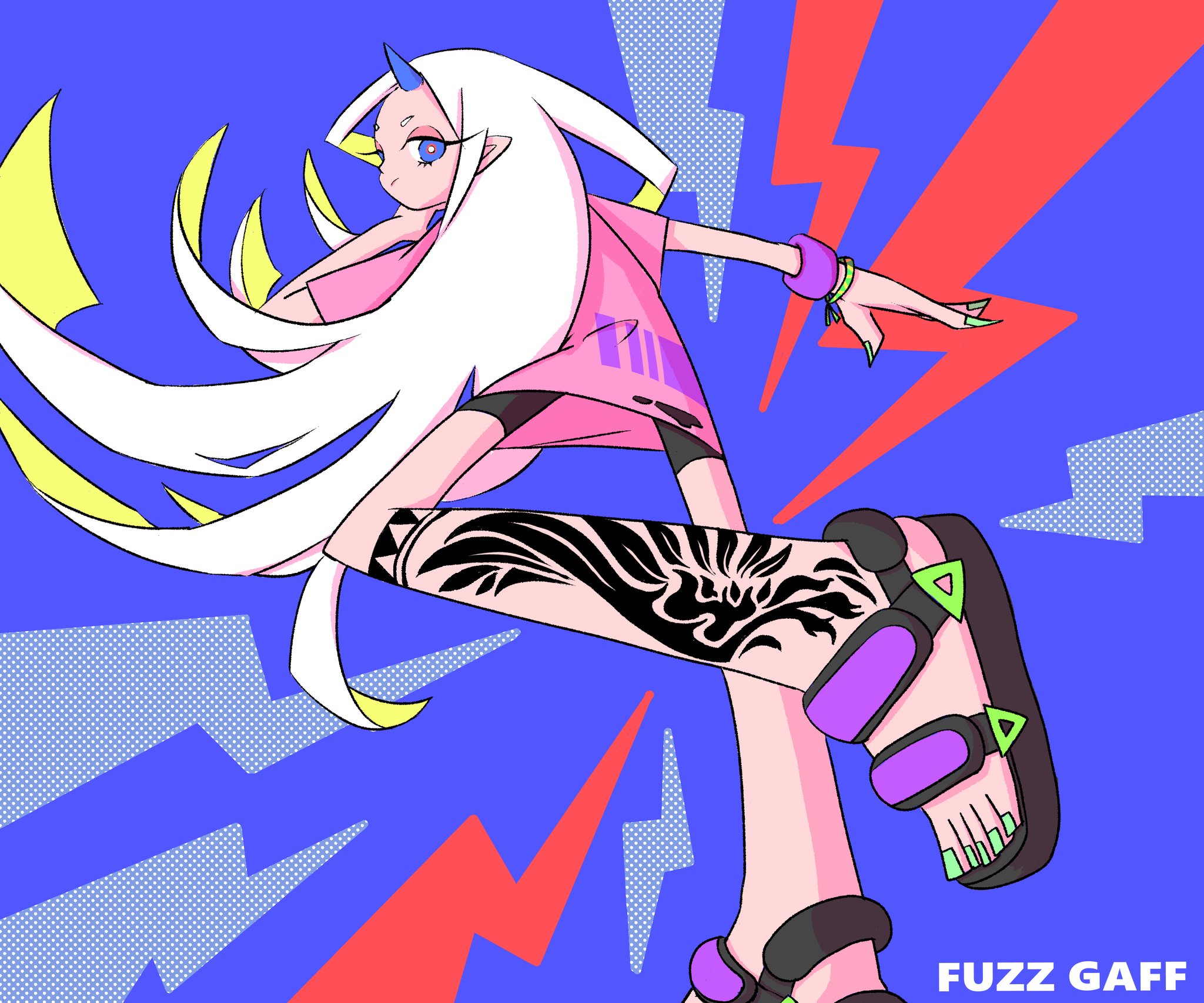 Twitter 上的 Fuzz Gaff ふぁず カートゥーンな絵を描いています ポップで派手なカラーなどが多いです よろしくお願いします イラスト好きな人と繋がりたい 絵描きさんと繋がたい 夏の創作クラスタフォロー祭り T Co Y0amqqvufq Twitter