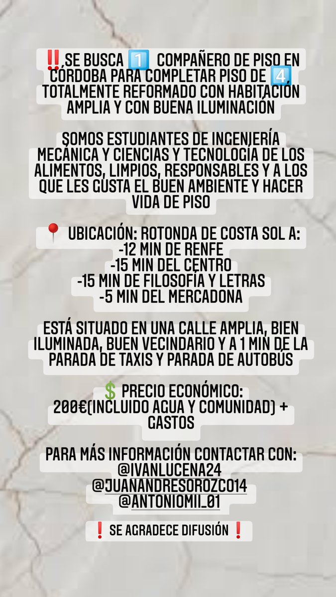 Se agradece difusión 😊