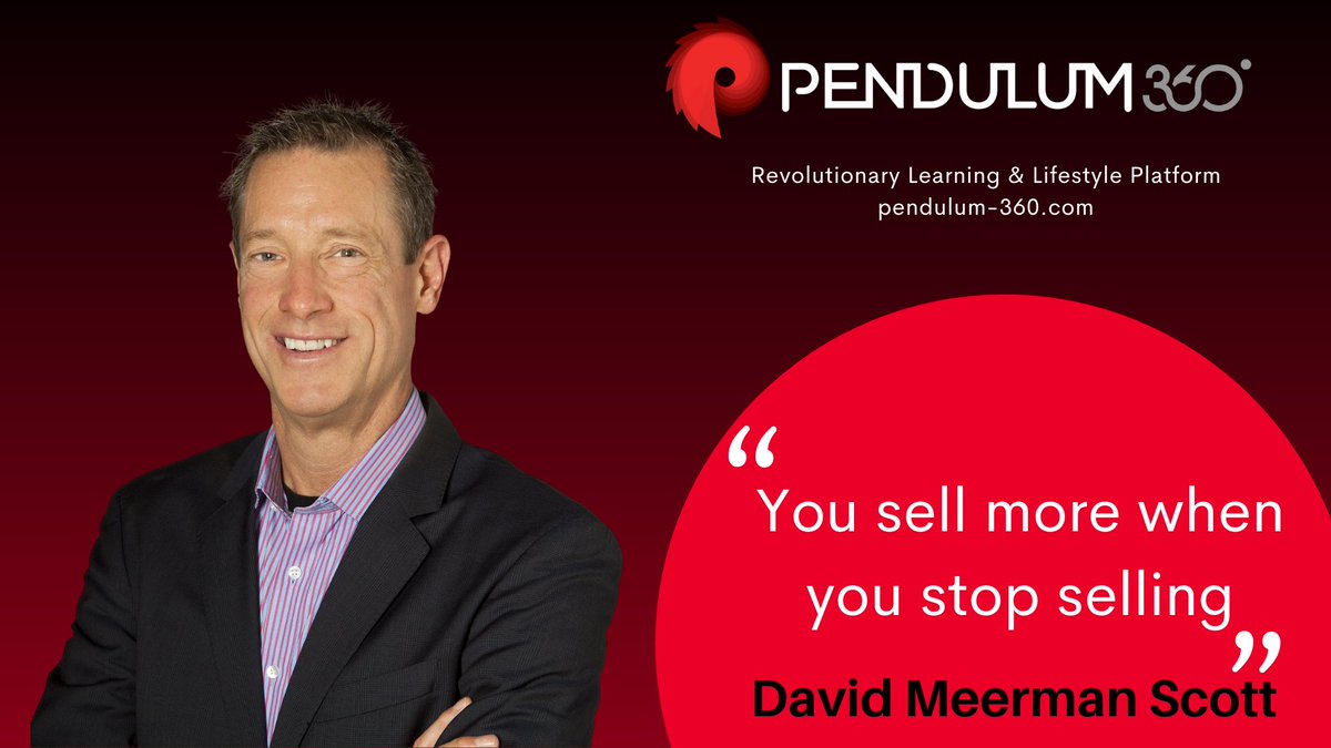 FrankieSheahan's tweet photo. Revolutionise your brand’s marketing and turn customers into devout fans with David Meerman Scott’s exclusive micro-learning course for Pendulum 360°! Join now at https://t.co/Ljz6vWIMKh. @dmscott 

#pendulum360 #pendulumsummit #marketing #marketingexpert https://t.co/lGZWHV7viu