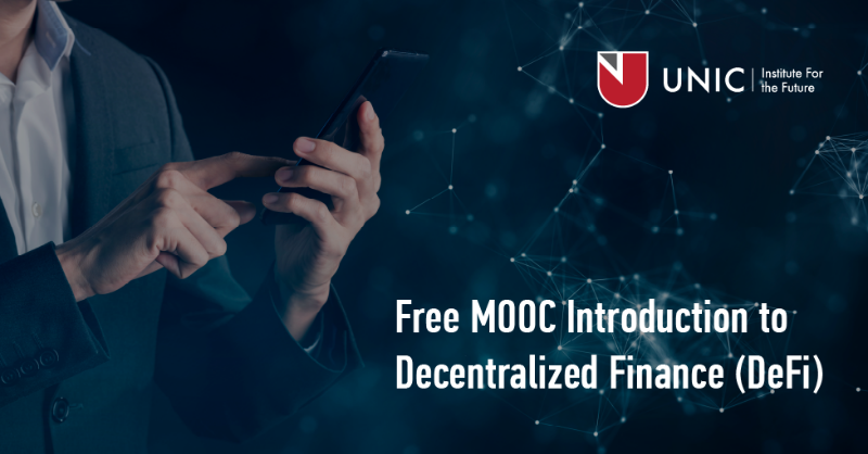 MScDigital's tweet photo. Register to the free online course, Introduction to Decentralized Finance (DeFi)

Next Start Date: 3 April, 2023