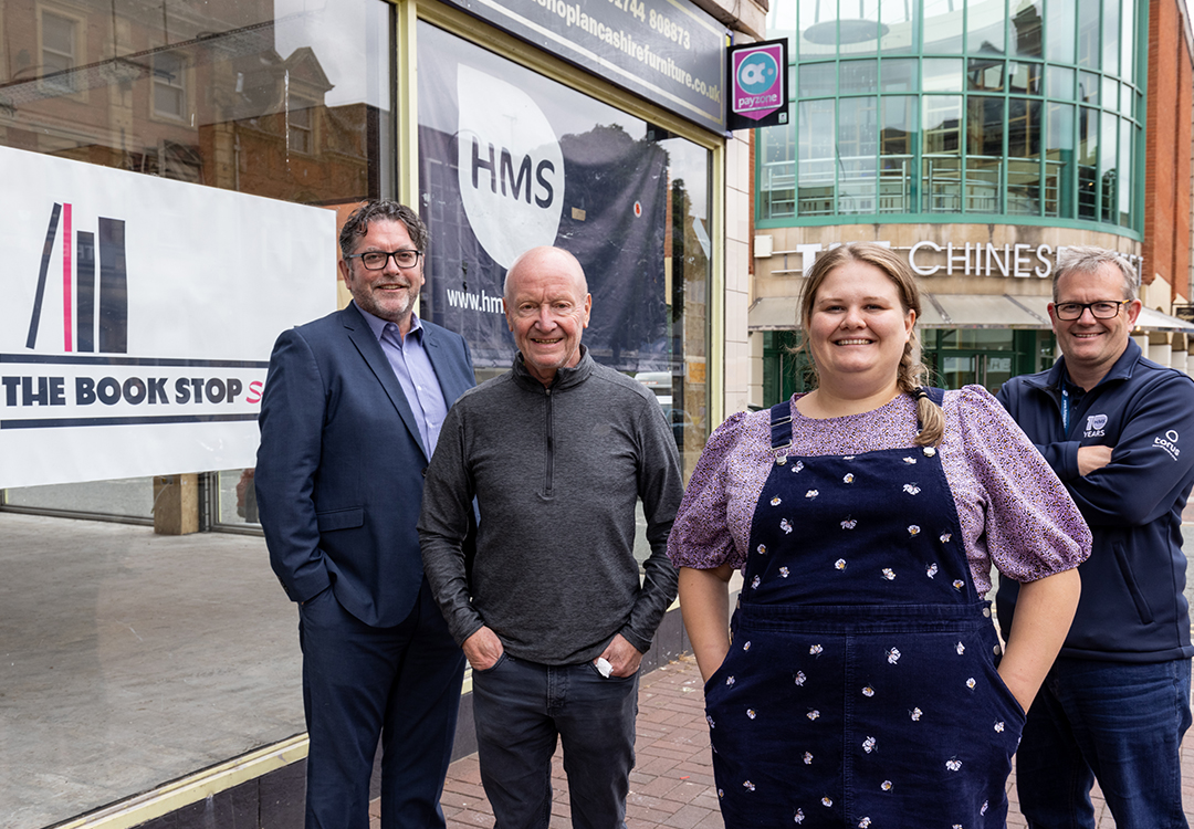 We're thrilled to be working 'The Book Stop's Here' team to create a unique community owned bookstore in #StHelens. Giving local people a place to read, relax &amp; socialise, it will become an important local asset everyone can enjoy!
hmsworks.co.uk/news/hms-start…
 #PartneringForSuccess