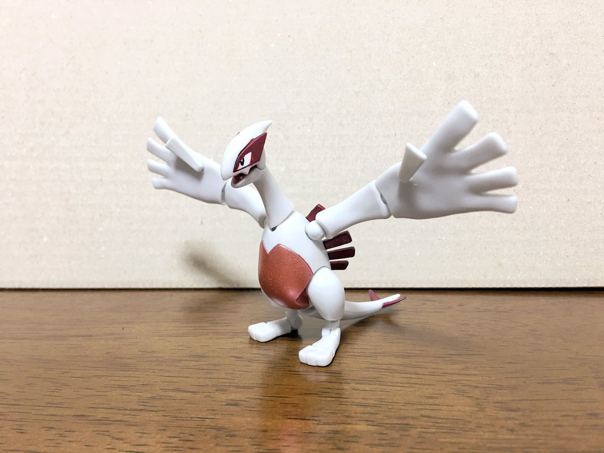 エレキッドたなか على تويتر Shodo ポケモン6のルギアを色違いに塗装してみた サクッとやったわりにはなかなかいい感じにできた気がする 濃い方の赤はもう少し濃くてもよかったかも 4枚目は同じくshodo色違い塗装のハガネールと Shodo ポケモン フィギュア 食玩