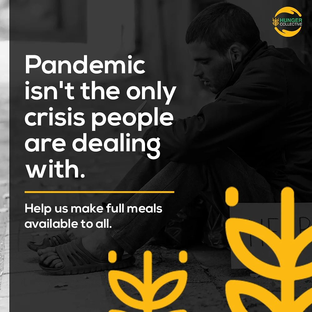 While pandemic is the broader crisis to deal with, let's not forget that with lack of financial support people are starving too. Help us make meals available to them. Click on the link linktr.ee/HungerCollecti… and donate.