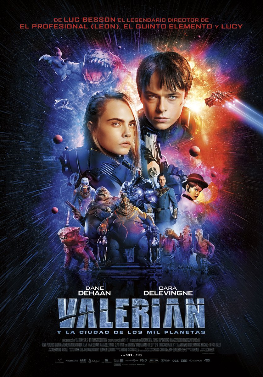 This film makes me wish I could live forever! Valerian and the city of a thousand Planets #valerian #CaraDelevingne #danedehaan #liveforever